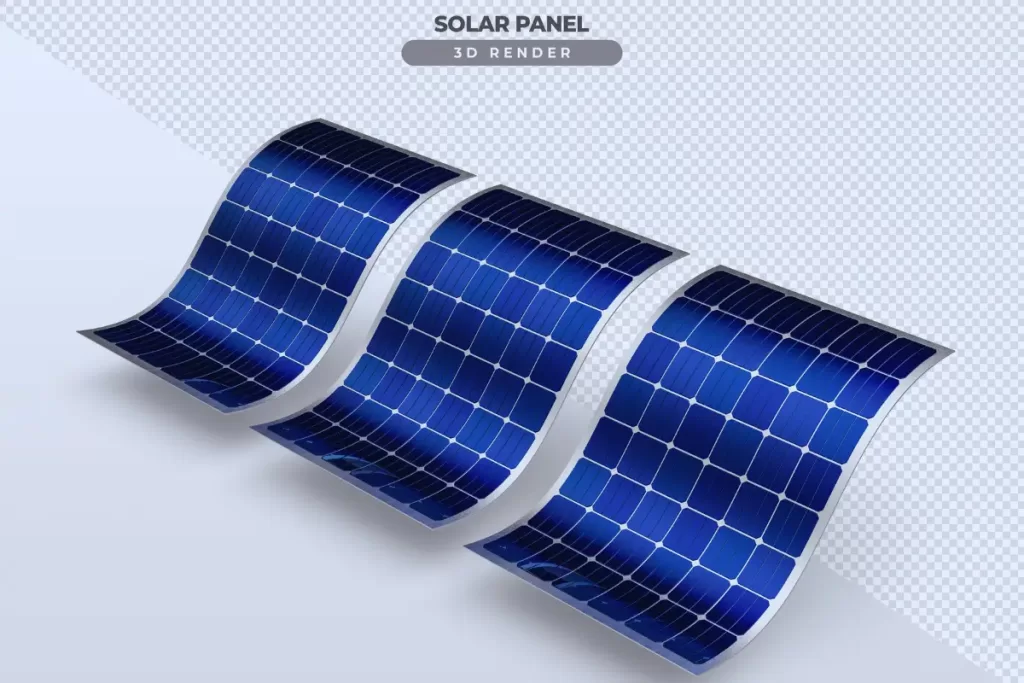 Células Solares Ultra Leves: Revolucionando a Energia Renovável/Células Solares Ultra Leves: Revolucionando a Energia Renovável/Imagem de godesign3d no Freepik