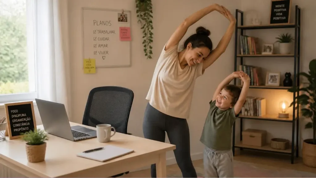 Exercícios rápidos para mães ocupadas_ como se movimentar mesmo sem ter tempo._Fonte_ Mágicalove