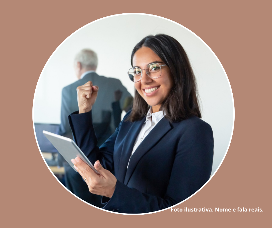 Depoimento de leitora sobre o Guia Rápido de Copywriting